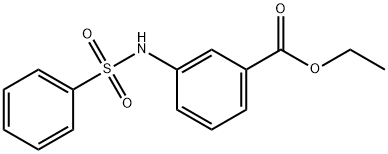 ethyl 3-[(phenylsulfonyl)amino]benzoate Struktur