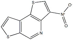 3-nitrodithieno[3,2-b:3,2-d]pyridine Struktur