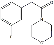 4-[(3-fluorophenyl)acetyl]morpholine Struktur