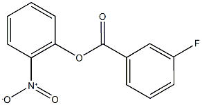 2-nitrophenyl 3-fluorobenzoate Struktur