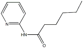 N-(2-pyridinyl)hexanamide Struktur