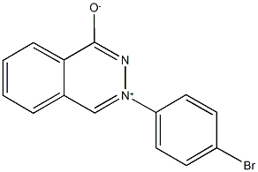 3-(4-bromophenyl)phthalazin-3-ium-1-olate Struktur