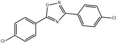 3,5-bis(4-chlorophenyl)-1,2,4-oxadiazole Struktur