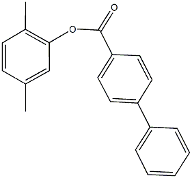 2,5-dimethylphenyl [1,1'-biphenyl]-4-carboxylate Struktur