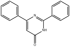 2,6-diphenyl-4(3H)-pyrimidinone Struktur