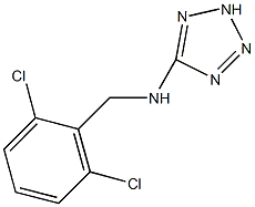 N-(2,6-dichlorobenzyl)-N-(2H-tetraazol-5-yl)amine Struktur