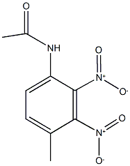 N-{2,3-bisnitro-4-methylphenyl}acetamide Struktur