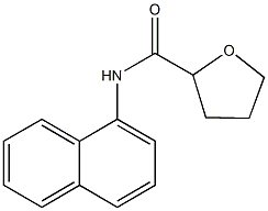 N-(1-naphthyl)tetrahydro-2-furancarboxamide Struktur