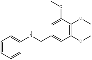 N-(3,4,5-trimethoxybenzyl)aniline Struktur