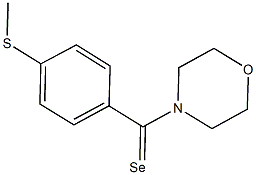 methyl 4-(morpholin-4-ylcarboselenoyl)phenyl sulfide Struktur