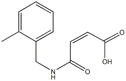 4-[(2-methylbenzyl)amino]-4-oxo-2-butenoicacid Struktur