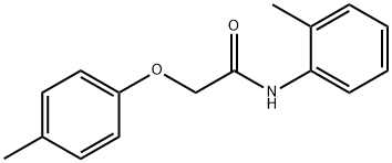 2-(4-methylphenoxy)-N-(2-methylphenyl)acetamide Struktur