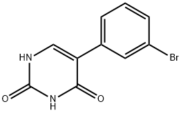 5-(3-bromophenyl)-2,4(1H,3H)-pyrimidinedione Struktur