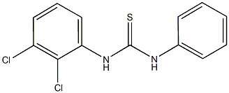 N-(2,3-dichlorophenyl)-N'-phenylthiourea Struktur