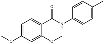 2,4-dimethoxy-N-(4-methylphenyl)benzamide Struktur