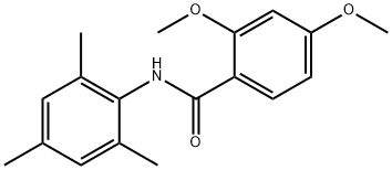 N-mesityl-2,4-dimethoxybenzamide Struktur