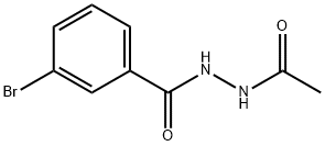 N'-acetyl-3-bromobenzohydrazide Struktur