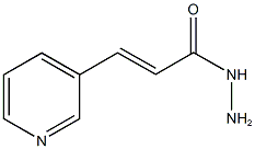 3-(3-pyridinyl)acrylohydrazide Struktur