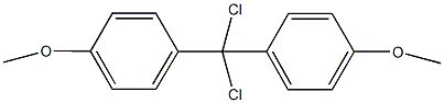 1-[dichloro(4-methoxyphenyl)methyl]-4-methoxybenzene Struktur