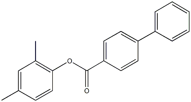 2,4-dimethylphenyl[1,1'-biphenyl]-4-carboxylate Struktur