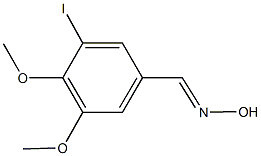 3-iodo-4,5-dimethoxybenzaldehyde oxime Struktur