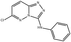 N-(6-chloro[1,2,4]triazolo[4,3-b]pyridazin-3-yl)-N-phenylamine Struktur