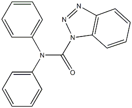 N,N-diphenyl-1H-1,2,3-benzotriazole-1-carboxamide Struktur