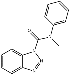 N-methyl-N-phenyl-1H-1,2,3-benzotriazole-1-carboxamide Struktur