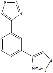 4-[3-(1,2,3-thiadiazol-4-yl)phenyl]-1,2,3-thiadiazole Struktur