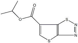 isopropyl thieno[2,3-d][1,2,3]thiadiazole-6-carboxylate Struktur