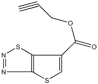 2-propynyl thieno[2,3-d][1,2,3]thiadiazole-6-carboxylate Struktur