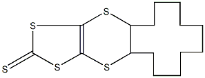 4a,5,6,7,8,9,10,11,12,13,14,14a-dodecahydrocyclododeca[b][1,3]dithiolo[4,5-e][1,4]dithiine-2-thione Struktur