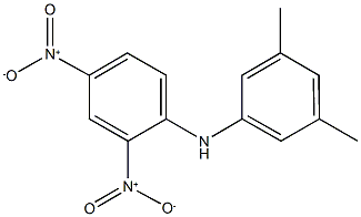 N-(3,5-dimethylphenyl)-2,4-dinitroaniline Struktur