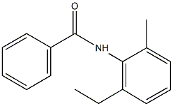 N-(2-ethyl-6-methylphenyl)benzamide Struktur