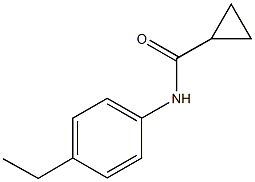 N-(4-ethylphenyl)cyclopropanecarboxamide Struktur