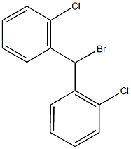 1-[bromo(2-chlorophenyl)methyl]-2-chlorobenzene Struktur