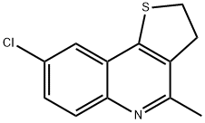 8-chloro-4-methyl-2,3-dihydrothieno[3,2-c]quinoline Struktur