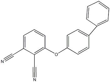 3-([1,1'-biphenyl]-4-yloxy)phthalonitrile Struktur