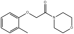 4-[(2-methylphenoxy)acetyl]morpholine Struktur