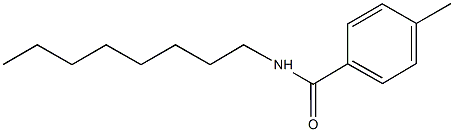 4-methyl-N-octylbenzamide Struktur