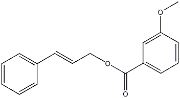 cinnamyl 3-methoxybenzoate Struktur