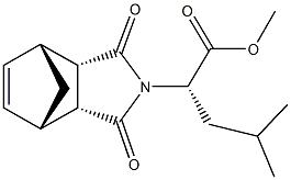 methyl 2-(3,5-dioxo-4-azatricyclo[5.2.1.0~2,6~]dec-8-en-4-yl)-4-methylpentanoate Struktur