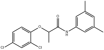 2-(2,4-dichlorophenoxy)-N-(3,5-dimethylphenyl)propanamide Struktur