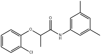 2-(2-chlorophenoxy)-N-(3,5-dimethylphenyl)propanamide Struktur