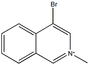 4-bromo-2-methylisoquinolinium Struktur