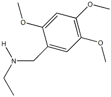 N-ethyl-N-(2,4,5-trimethoxybenzyl)amine Struktur