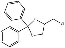 4-(chloromethyl)-2,2-diphenyl-1,3-dioxolane Struktur