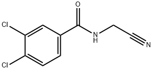 3,4-dichloro-N-(cyanomethyl)benzamide Struktur