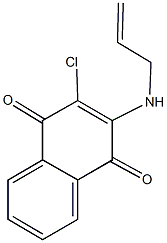 2-(allylamino)-3-chloronaphthoquinone Struktur