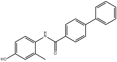 N-(4-hydroxy-2-methylphenyl)[1,1'-biphenyl]-4-carboxamide Struktur